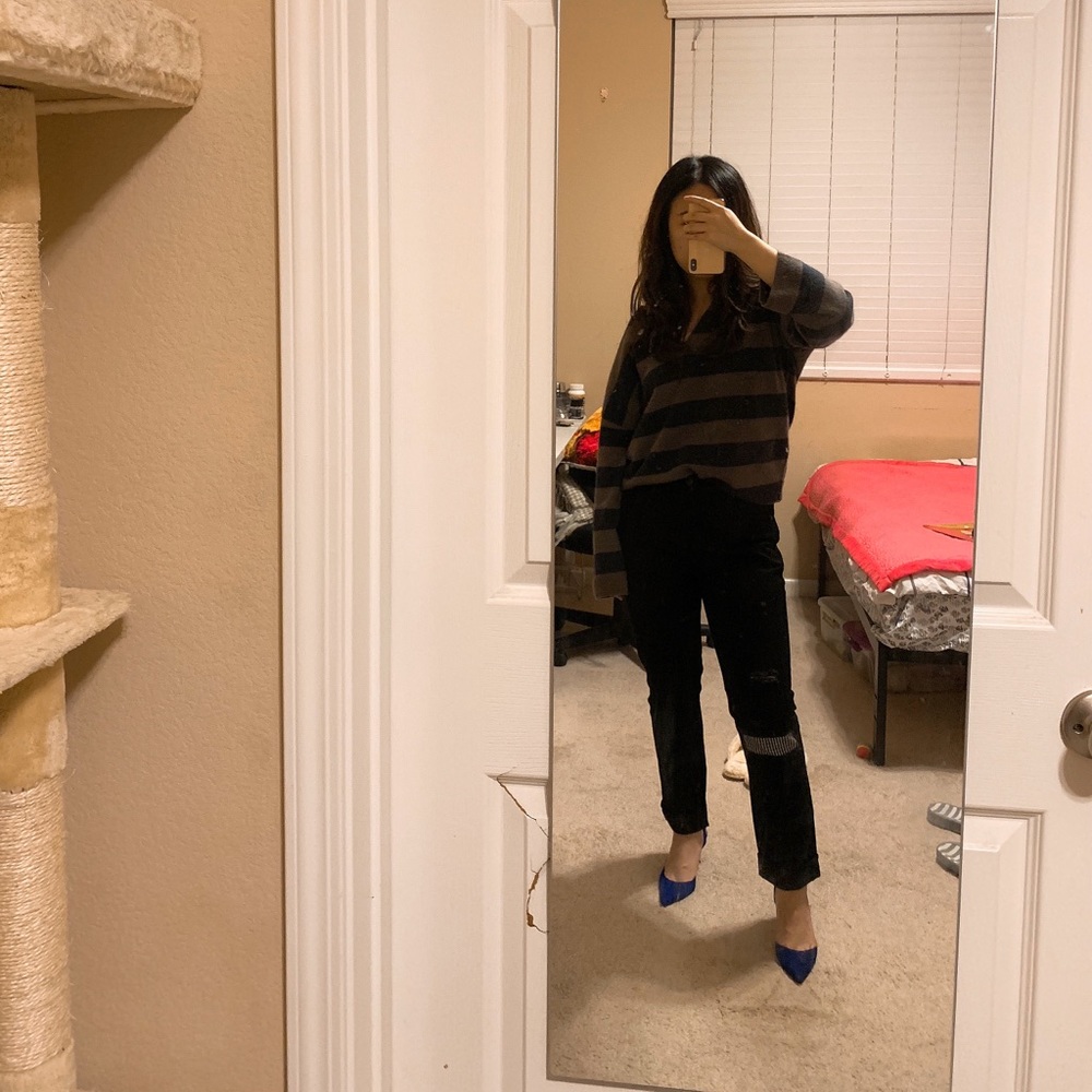 Parker Smith  straight black jeans size 26